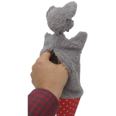 Kornútová bábka 3v1 Myška, 54 cm