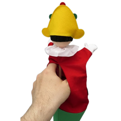 Kornútová bábka 3v1 Polichinelle, 60 cm