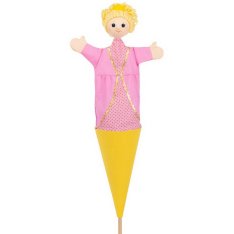 Kornútová bábka 3v1 Princezná Zlatovláska, 55 cm