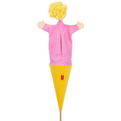 Kornútová bábka 3v1 Princezná Zlatovláska, 55 cm