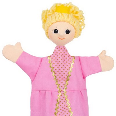 Kornútová bábka 3v1 Princezná Zlatovláska, 55 cm