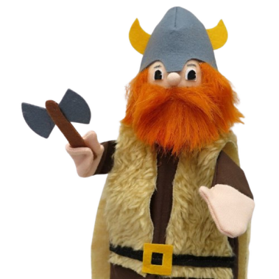 Kornútová bábka 3v1 Viking, 57 cm