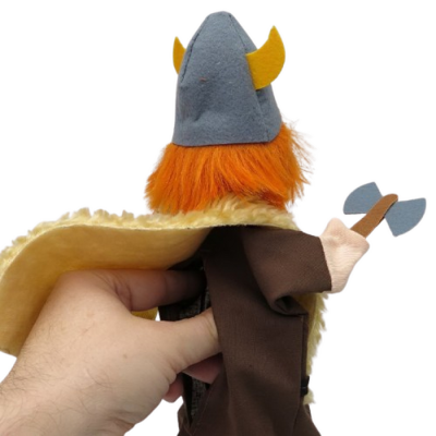 Kornútová bábka 3v1 Viking, 57 cm