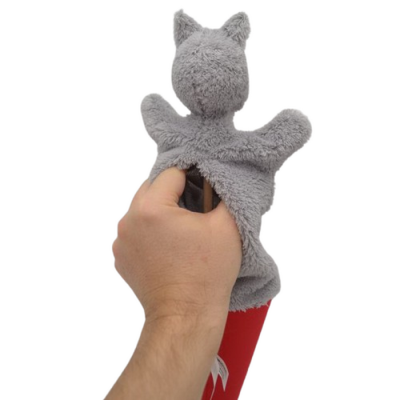 Kornútová bábka 3v1 Vlk, 55 cm