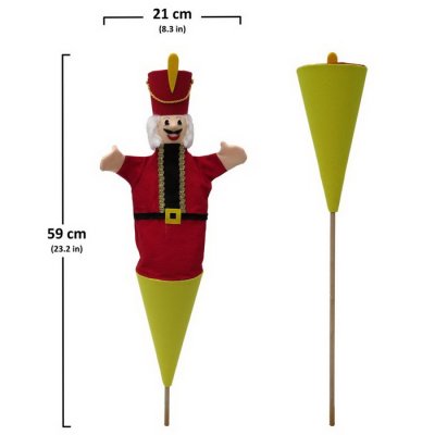 Kornútová bábka 3v1 Luskáčik, 59 cm