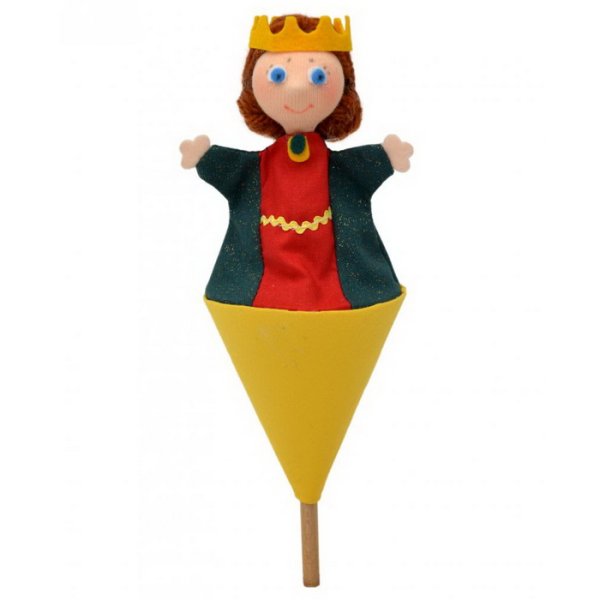 Kornútová bábka Kráľovná Karla, 20 cm