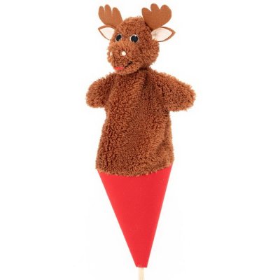 Kornútová bábka Los, 38 cm