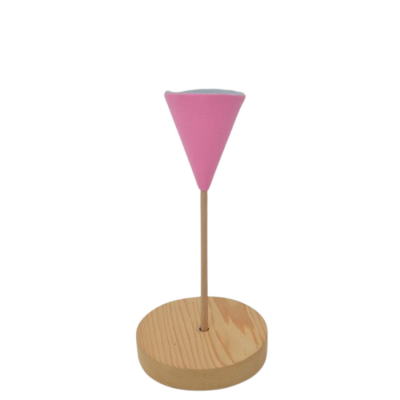 Kornútová bábka Mačička šedá, 20 cm
