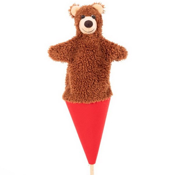 Kornútová bábka Medvedík, 36 cm