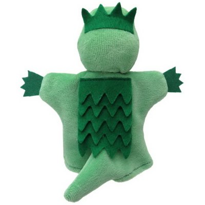 Prstová maňuška dráčik Dagobert, 12 cm