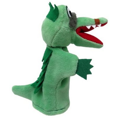 Prstová maňuška dráčik Dagobert, 12 cm