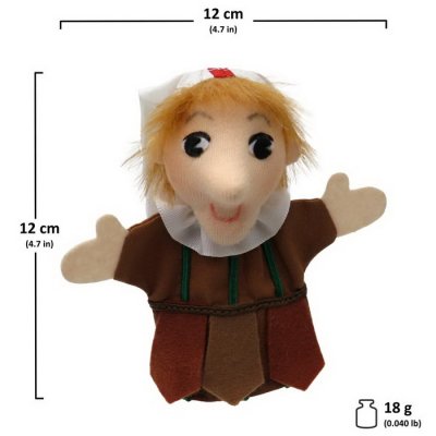 Prstová Maňuška Kasperl, 12 cm