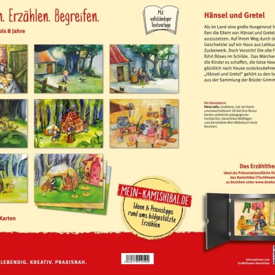 Janko a Marienka - obrazové karty pre divadlo Kamishibai, 12 ks