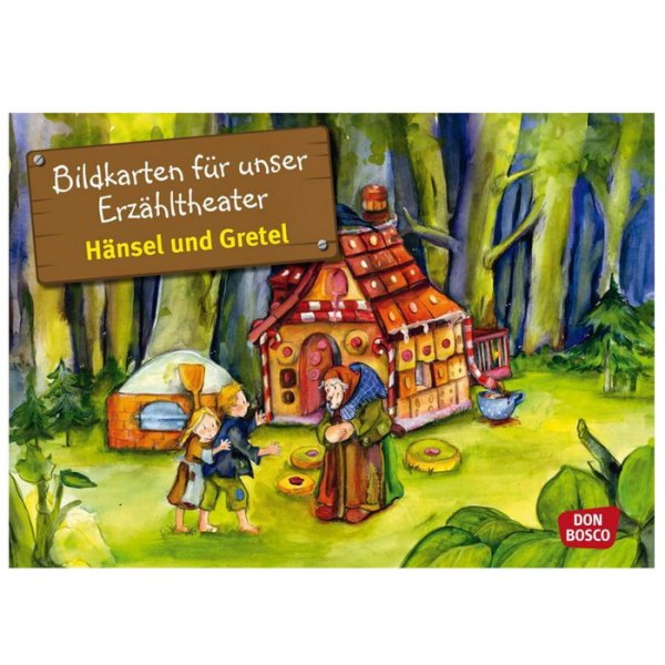 Janko a Marienka - obrazové karty pre divadlo Kamishibai, 12 ks
