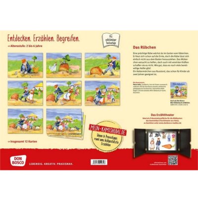 O veľkej repe - obrazové karty pre divadlo Kamishibai, 12 ks