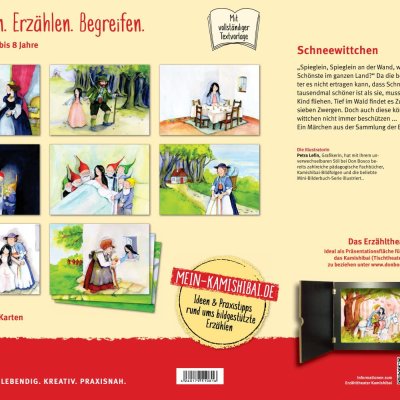 Snehulienka - obrazové karty pre divadlo Kamishibai, 12 ks