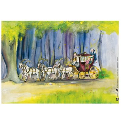Žabí Princ - obrazové karty pre divadlo Kamishibai, 12 ks