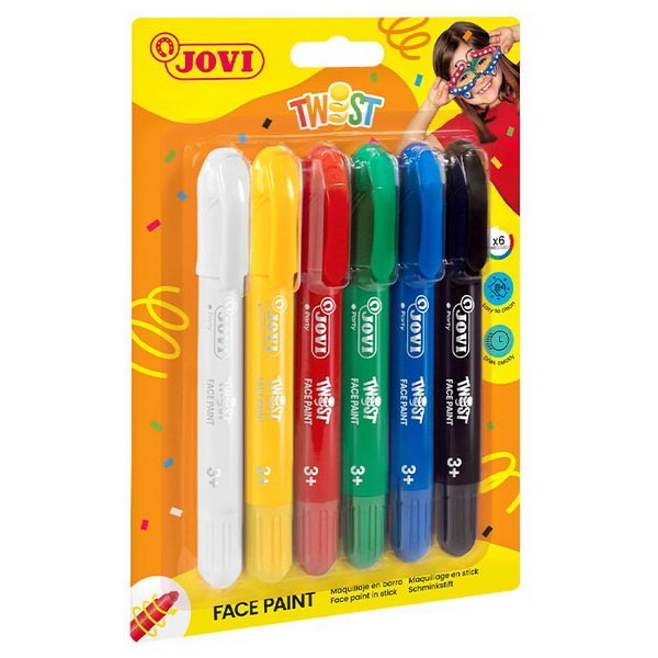 Jovi Farby na tvár TWIST 6 ks